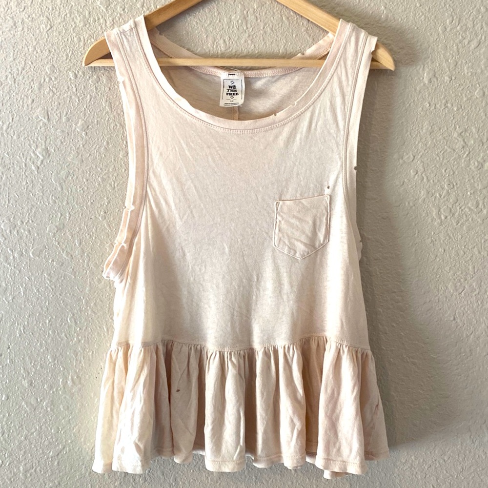 Free people tank Women’s small 100% cotton